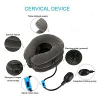 Almohada de tracción Cervical para masaje, protección de relajación del cuello, ajustable y desmontable, de tres capas - details 7