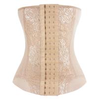 Corsé bordado de malla para mujer, faja moldeadora de cuerpo, entrenador de cintura, fajas colombianas originales, ropa moldeadora de Control de ajuste del vientre - details 12