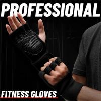 Guantes de Gimnasio Antideslizantes Soporte de Muñeca para Levantamiento de Pesas y Crossfit - details 14