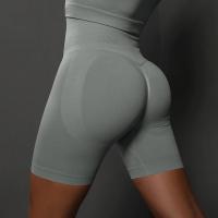 Pantalones cortos de Yoga para mujer, pantalones cortos deportivos sin costuras para gimnasio, pantalones cortos de entrenamiento de cintura alta con realce, pantalones cortos deportivos para Fitness, pantalones cortos de ciclismo - details 28