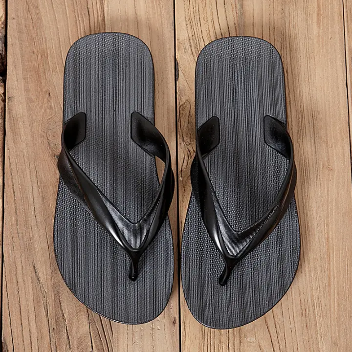 Nuevas chanclas zapatillas antideslizantes de verano para hombres para el hogar sandalias de suela gruesa sandalias - 1