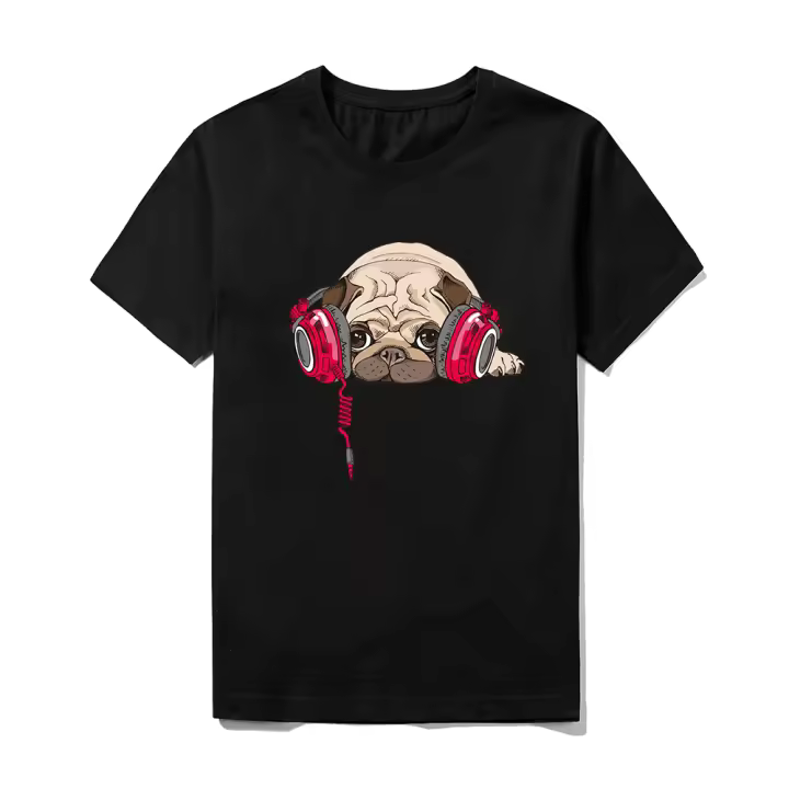 Camiseta unisex con estampado gráfico 100% algodón |   Tela suave y transpirable |   Ropa casual diaria para hombres y mujeres. - 1