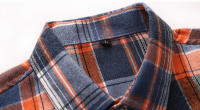 Camisa de Verano de Doble Bolsillo a Rayas Talla Grande Estilo Casual de Negocios para Hombres - details 12
