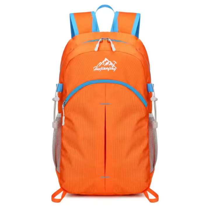 Mochila plegable de gran capacidad, impermeable, con cremallera, bolsa de montaña para exteriores, Mochila deportiva, bolso de hombro, bolsa de nailon ligera - 1