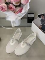 Zapatos individuales de suela plana con viento de noche para las nuevas Xiaoxiangfeng francesas con diamantes de imitación transpirables de suela blanda con Ladyshoes - details 6