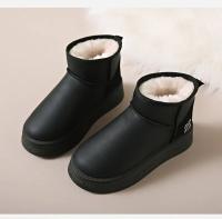 Zapatos de algodón para mujer, botas de nieve, zapatos informales, zapatos de alta calidad con terciopelo, botas cortas cálidas, botas desnudas de suela gruesa de un solo paso, novedad de 2024 - details 21