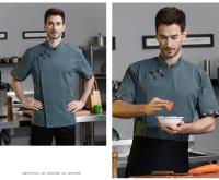 Chaqueta de Chef profesional, uniforme elástico cómodo para restaurante, abrigos de trabajo para camarero de panadería, monos de cocina delicados - details 3