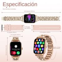 Reloj Inteligente con Llamada Bluetooth para Mujer, marcador SpO2, Seguimiento Menstrual, Monitor de Sueño, Reproductor de Música - details 5
