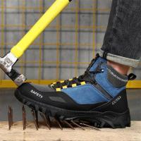 Zapatos de Seguridad de Acero Zapatillas Deportivas con Punta de Acero Indestructibles para Sitio de Construcción Moda de Alta Calidad - details 14