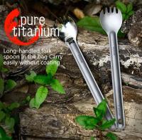 Tiartisan - Cuchara deportiva de titanio, mango largo, vajilla, villa portátil ultraligera para exteriores, equipo de camping - details 6
