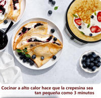 Crepera Cecotec Fun Crepestone 1000W - Placa de Piedra Antiadherente - Rodillo y Espátula Incluidos - details 5