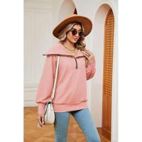 Sudadera con capucha de mujer de manga larga de moda de invierno con - details 10