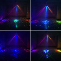 Luz de Efecto de DJ ESHINY Proyector de 180 Patrones de Láser RGB para Escenario y Barra de Baile Sistema de Luces de Fiesta DMX512 G14N6 - details 2