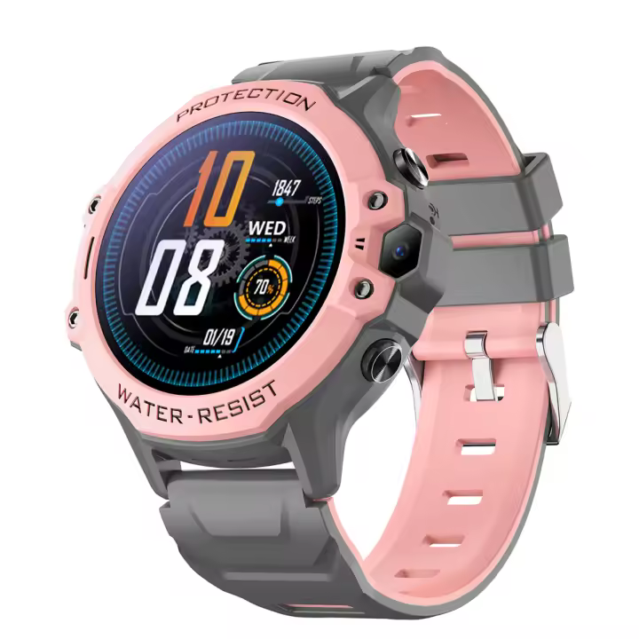 VALDUS 2025 Nuevo VK55 4G Reloj inteligente para niños Posicionamiento GPS Valla electrónica Llamada de emergencia SOS Tarjeta SIM WIFI Videollamada HD Cámara de 0,3 Mpix Reloj despertador Hombres Mujeres Niños Reloj inteligente - 1