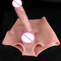 Empaque privado SEXY FAAK Dildo hueco realista con bragas de cintura alta, realzador de cadera, levantador de glúteos, moldeador de bragas de silicona, juguetes sexuales para hombres - details 8
