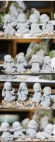 Pequeños monjes budistas, figuritas de budismo tibetano, estatua de piedra de Buda, adorno de coche de jardín, meditación, decoración del acuario del hogar - details 9