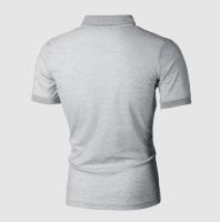 Polo deportivo ajustado con 3 botones para hombre - details 5