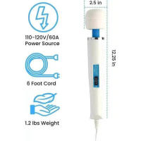 Masajeador Mágico Eléctrico de Cordón Estimulador de Clítoris Vibrante Súper para Mujeres - details 11