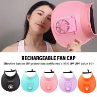 Sombrero De Béisbol Para Mujer Con Ventilador Solar De Verano Protección Total Pico Grande Y Cima Vacia Sombrero Fresco Y Secado Rápido Para Playa - details 22
