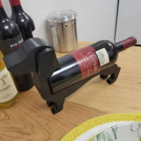 Estante de botella de perro salchicha, estante de botella de decoración creativa - details 2