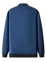 Chaqueta de Béisbol Suelta y Delgada con Cuello Alto Moda de Negocios Casual para Hombres - details 14