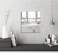 Espejo acrílico autoadhesivo para pared, pegatina para decoración del hogar, sala de estar, baño, 4 piezas - details 11