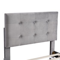 Cama de Almohada Ajustable en Altura 90 x 200 cm Marco de Muebles para Hogar - details 4
