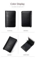 Cartera de Tarjetas RFID Anti-Robo Hecha de Aluminio, Mula Antipoquera, Multi Ranura, Hecha en China, Para Primavera/Verano - details 23