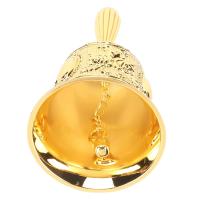 Anillo dorado Eming Gold Call Bells servicio de restaurante campana de mano para eventos de boda decoración del hogar - details 6