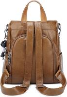 Mochila para Mujer, Bolso de hombre de Piel syntética antirobo, Bolso informal con lazo, Bolso de mano, lidero y Elega, multibolsillo - details 2