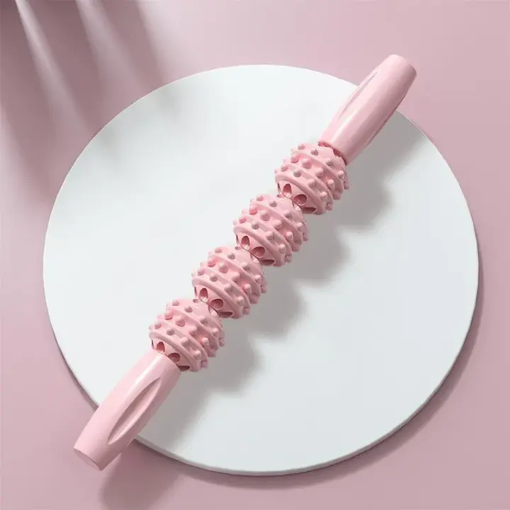 1pc Roller Ball Muscles Massage Stick Relaxation Yoga Fitness Fascia Stick - 1