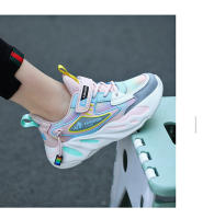 Zapatos de marca para niños, zapatillas de deporte para niñas, zapatos deportivos transpirables para niños, zapatillas de tenis cómodas informales de color rosa a la moda para uso diario - details 18