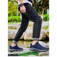 Zapatos de Senderismo Transfronterizos para Hombre Antideslizantes, Resistentes al Desgaste, Transpirables, Absorbentes de Sudor Zapatos de Deportes de Acampada, Correr - details 4