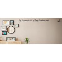 Americanflat 81 cm - Espejo Redondo de Pared - Espejo Decorativo para Baño, Vestíbulo, Tocador y Salón - con Marco Delgado, Color Negro - details 0