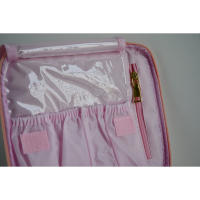 Bolsa de maquillaje de cuero PU para mujer, estuche de cosméticos con divisores, almacenamiento de viaje de gran capacidad, nuevo Empalme - details 8