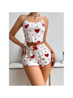 Conjunto de Pijamas para Mujer de 2 Piezas Ropa de Dormir Suave sin Mangas y Pantalones Cortos - details 10