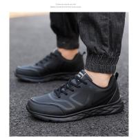Zapatillas de correr de marca para hombre, zapatos de tenis ligeros, zapatos deportivos de cuero Pu impermeables para exteriores, entrenadores masculinos, zapatos atléticos - details 15