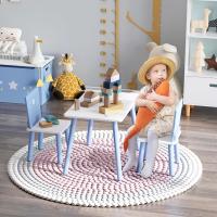Mesa de Madera para Niños de 2-4 Años 60x40x43 cm Ideal para Dormitorio Sala - details 1