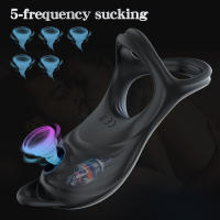 Anillo vibrador para pene para hombre, estimulador de clítoris, masaje del punto G, juguete sexual con Control remoto, 5 modos - details 1