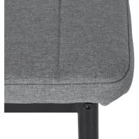 Sillas de Comedor Juego de 4 Sillas de Metal para Cocina, Silla de Mesa Comoda Silla con Asiento Tapizado, Negro - details 162