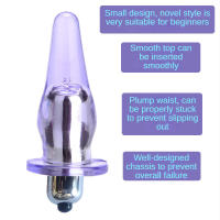 Tapón Anal vibrador erótico para hombres y mujeres, Juguetes sexuales, masturbación, estimulación del punto G, masajeador de próstata, bala vibradora, tapones para los glúteos - details 1