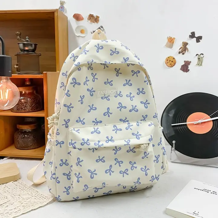 Mochila de Nylon para Estudiantes de Secundaria Fresh, Dulce, Interior de Nylon, Exterior de Nylon - 1