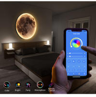 Lámparas de Pared LED Modernas Luz Interior de Placa de Luna para Decoración del Hogar - details 2