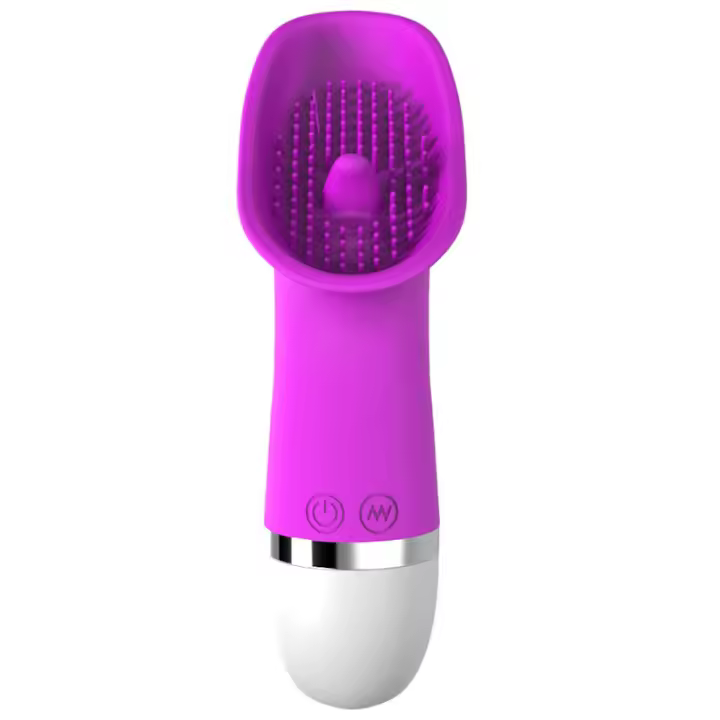 Dispositivo de masturbación femenina, masturbador para lamer la lengua, varita multivibración, Juguetes sexuales estimulantes GS - 1