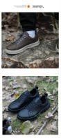 Fondo grueso primera capa de cuero de vaca de los hombres nuevo impermeable transpirable cómodo zapatos casuales marea garantía de calidad un año - details 3