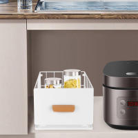 Cajón telescópico extensible, organizador de armarios, 40x24x18 cm, No requiere perforación ni clavado, para armarios de cocina - details 3