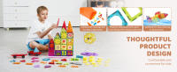 SucceBuy Azulejos magnéticos, 181 piezas para niños, juego de construcción con varias piezas, juguetes STEM para mayores de 5 años - details 4