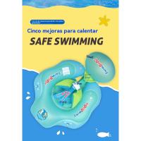 Anillo de Natación para Niños Anillo de Mentira con Protección de Cuello Bajo las Axilas - details 27