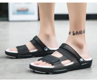 Zapatillas para hombre, novedad de verano 2025, chanclas de playa para hombre con suela suave para exteriores, combinables y versátiles. - details 1