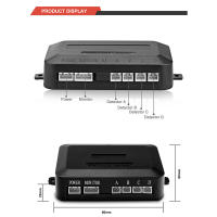 Kit de Sensor de estacionamiento con 4 Radar LED, pantalla Digital precisa de alarma de distancia de obstáculos, Kit Parktronic, Detector de Radar de marcha atrás - details 1